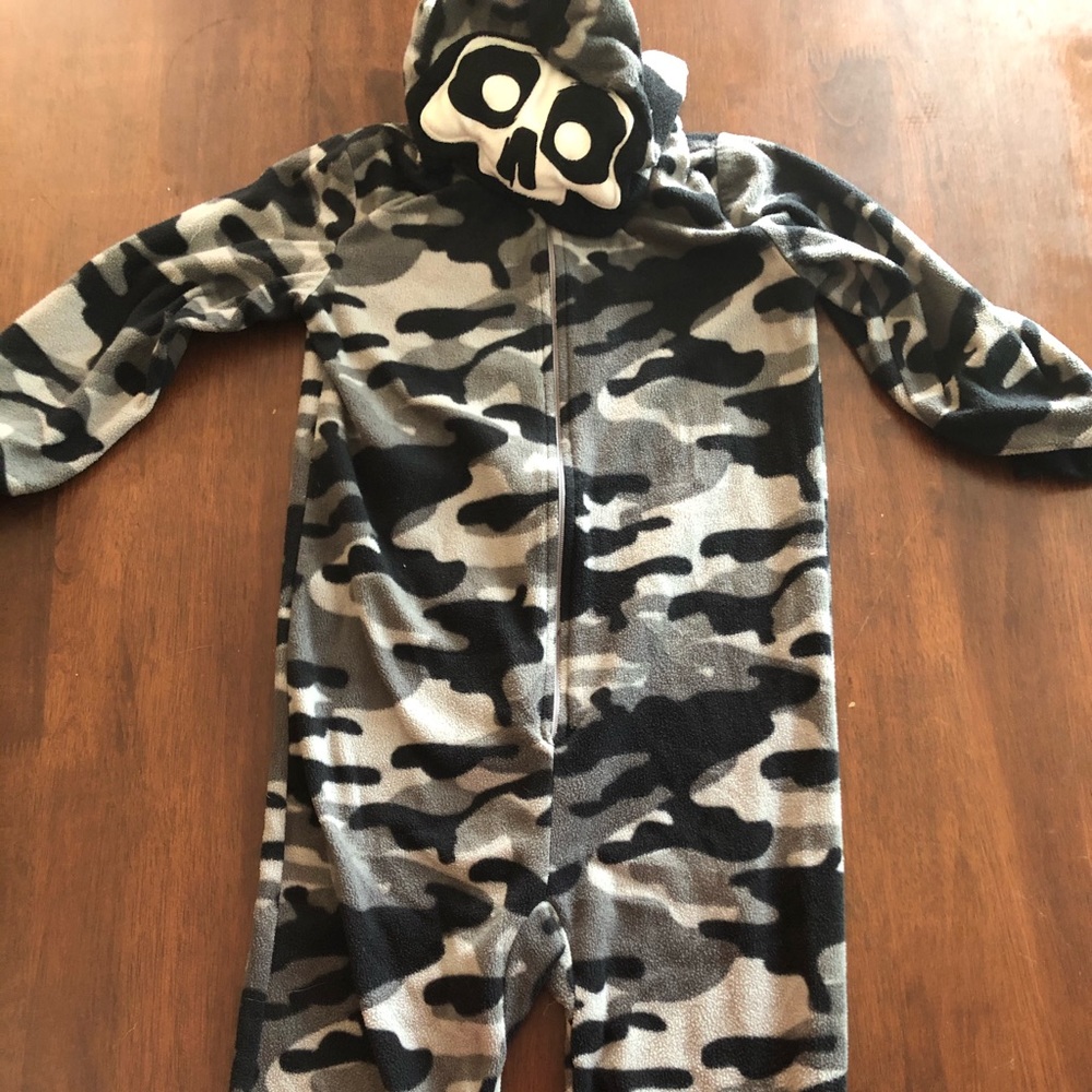 Camouflaged Boys Onesie with Hood!!